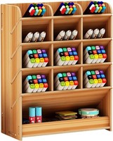 Holz Stifthalter Aufbewahrungsbox Schreibtischorganizer Kirsche 21X