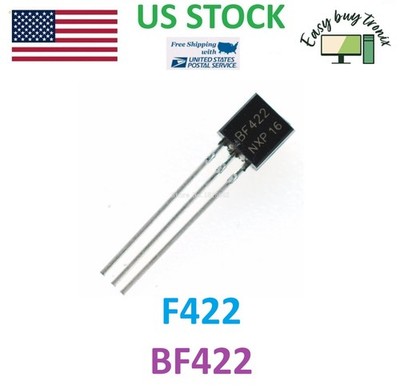 10PCS BF422 NXP High Voltage BiPolar NPN Transistor Formed TO-92 US