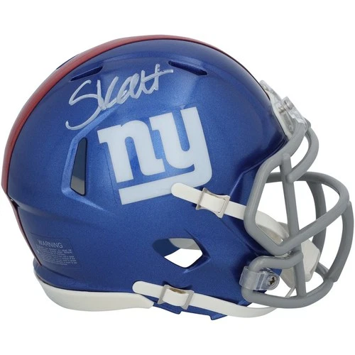 Cam Skattebo New York Giants Autographed FanaticsRiddell Speed Mini Helmet
