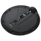 Matte Black ABS Fuel Tank Cover Door Gas Filler Cap Fit For Ford F150 2015-2020