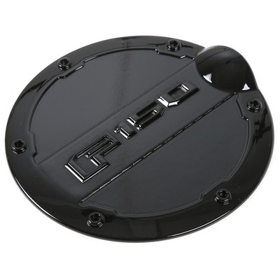 Matte Black ABS Fuel Tank Cover Door Gas Filler Cap Fit For Ford F150 2015-2020