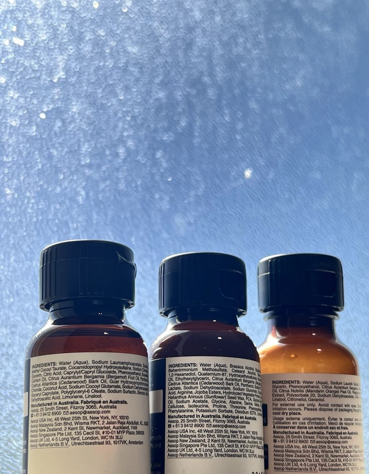 🧼🫧 Champú de viaje Esopo - Acondicionador - Jabón corporal para refrescarse sobre la marcha 🫧 Foto 2 de 2