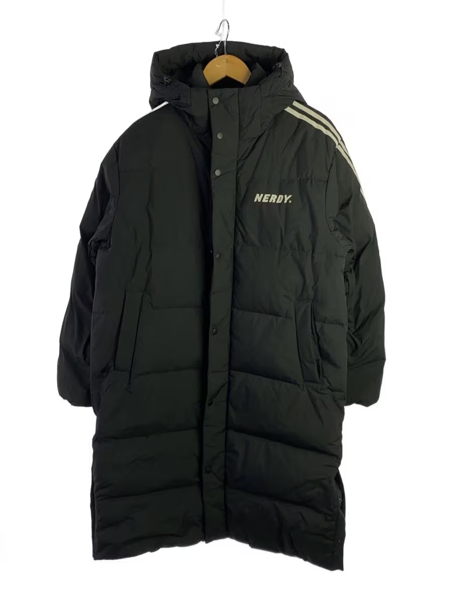 NERDY Long Down Jacket, Medium, Polyester, Black,… - image 1