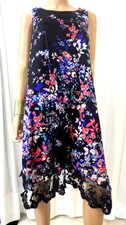 NWT SPENCE PLUS SIZE 1X STRETCH KNIT A LINE KNEE LENGTH DRESS BUST 52