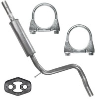 Mitteltopf Auspuff MittelschalldäMpfer Volkswagen Vw Caddy Ii 2 95-04 1.7 1.9
