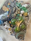 Jewelry Making Craft Lot VTG-Now scrap gold tone costume Mismatch Earrings #14R