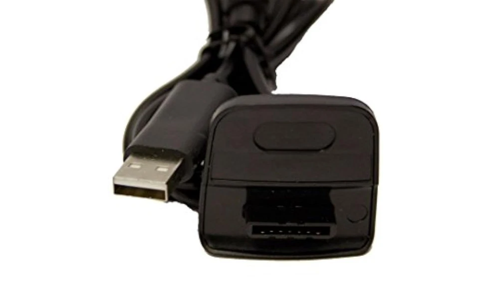 Xbox 360 Controller Play And Charge Cable Replacement Black By Mars Brand New 9Z - Image 2 of 3