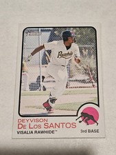 2022 Topps Heritage Minor League #3 Deyvison De Los Santos Visalia Rawhide