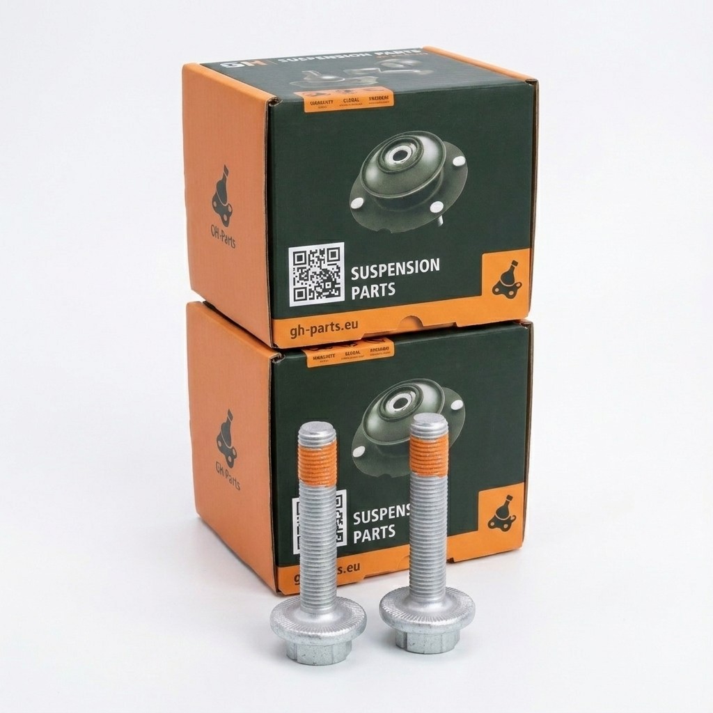 2x Bolt/nut for steering knuckle Front Right=Left Lower GH-399966