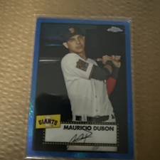 2021 Topps Chrome Platinum Anniversary - Mauricio Dubon #272 Blue Insert 