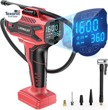 Tire Inflator Air Compressor Compatible with Milwaukee 18V Battery, 160PSI Cord