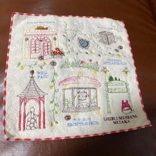 Ghibli Museum Exclusive Mini Towel Embroidered with Studio Ghibli Characters