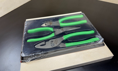 #ad #ad Snap on Tools USA NEW 3pc GREEN Soft Grip Mini Slip Joint Pliers Set PL307ACFG $135.00