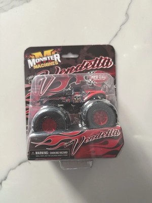 Monster Machines Red Line Synthetic Oil Vendetta 1:64 Diecast Monster Truck 2026