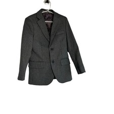 Paisley of London Suit Jacket Boys 7 Gray Blazer Easter Paisley Lined 2 Button