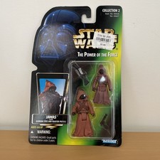 1996 Hasbro Star Wars Power Of The Force 3.75 Jawas Action Figure New on Card