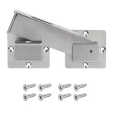Flip Gate Latch with Padlock Hole,Stainless Steel gate Latch for Fence, Heavy...
