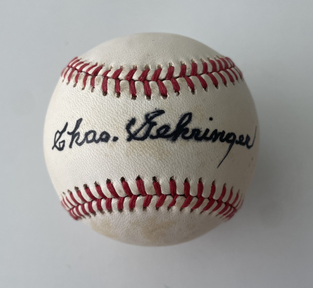 Charlie Gehringer HOF Autograph Auto Official Baseball PSA Certified view 1