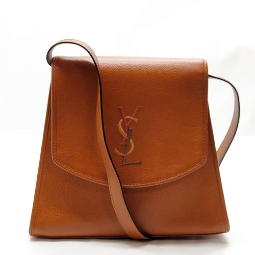 Yves Saint Laurent Shoulder Bag Brown Leather 4492729