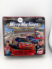 Vintage 1999 Micro Machines NASCAR Race for the Finish Playset Galoob Hasbro Box