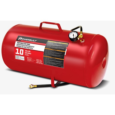 #ad Powerbuilt 10 Gallon Portable Shop Air Tank 640980 $99.95