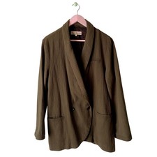 Free People Relaxed Olive Blazer Jacket