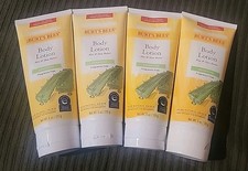  4 Burt's Bees Body Lotion Sensitive Fragrance Free 6oz