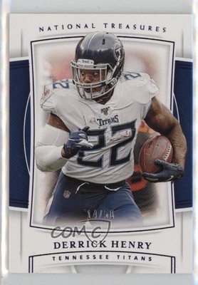 2019 Panini National Treasures Purple 14/50 Derrick Henry #17 7sd