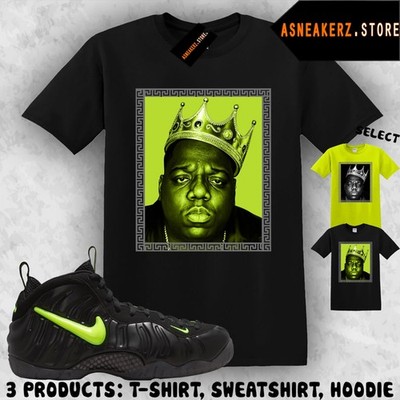 Tee Shirt Matching Foamposite Pro Voltage 2026 Match Sneaker IMO Biggie T-Shirt
