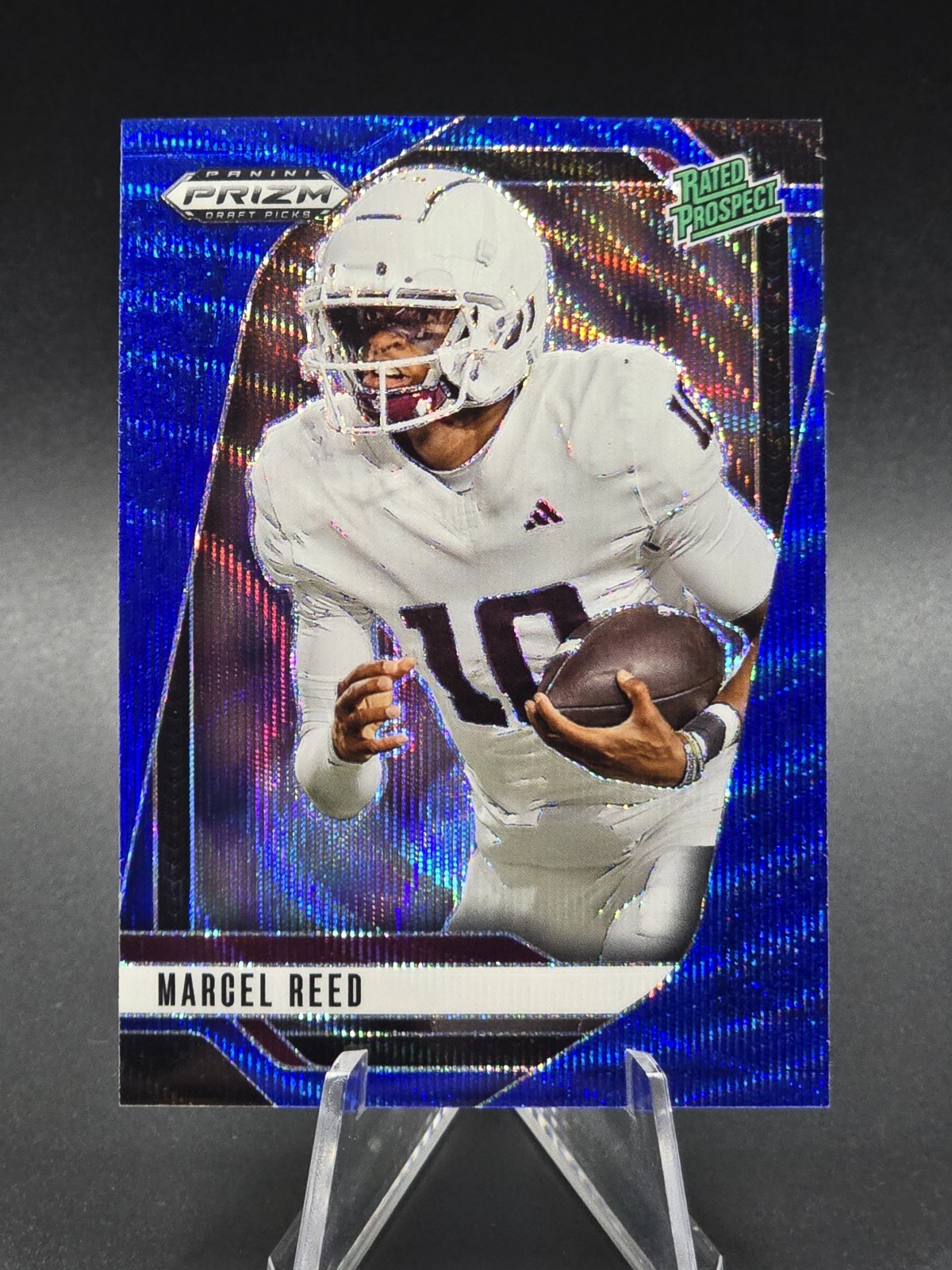 2025 Prizm Draft Picks MARCEL REED Rated Prospect Blue Wave /299 - TEXAS A&M