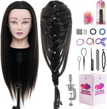 Neverland 24" Testa per Parrucchieri 50% Capelli Veri Testina Parrucchiere Capel