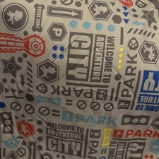Nickelodeon Paw Patrol Twin Flat Top Sheet Gray Cartoon Super NWOT
