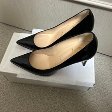 Christian Louboutin Pumps Heel Leather Black Size:35.5/JP:22.5 153412K Authentic