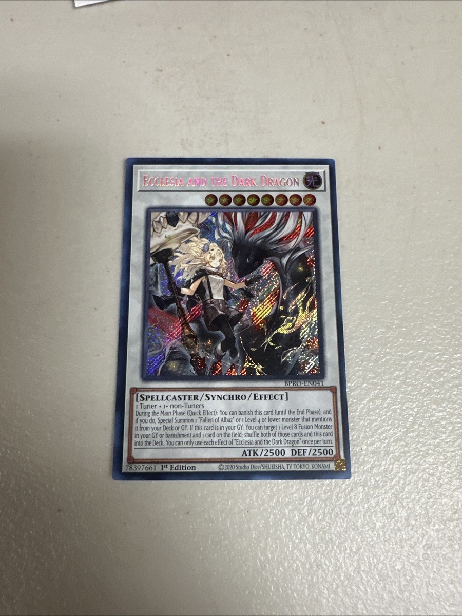 Ecclesia and the Dark Dragon Secret Rare Burst Protocol BPRO-EN041