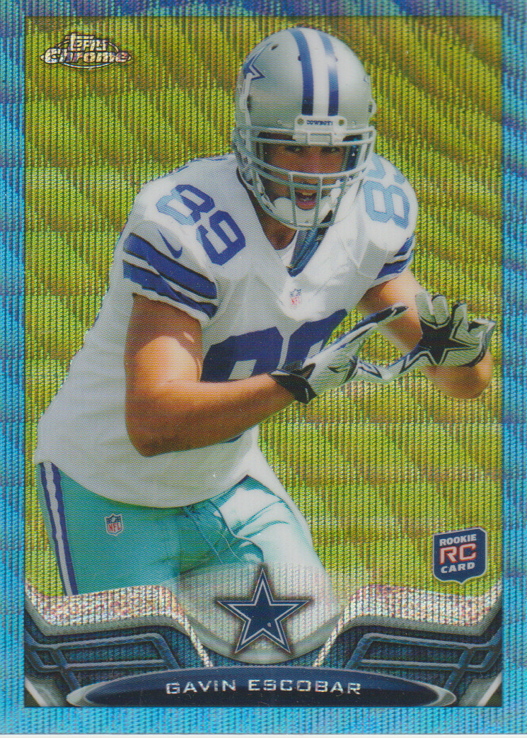 2013 Topps Chrome Football Blue Wave Refractor You Pick Complete Your Set!!!