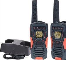 Cobra Dual Walkie Talkies ACXT1035R FLT Two-Way Radio w/ Charger - New Batteries