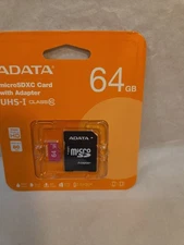 ADATA Premier micro SDHC/SDXC UHS-I U1 Class Memory Card with Adapter 64GB UHS-I