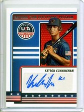 2023 Panini Stars & Stripes Auto Kayson Cunningham RC