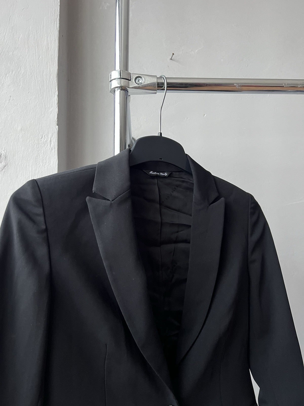 BRIAN DALES MADE IN ITALY RARE WOMAN SOLID CLASSIC BLAZER JACKET SIZE S image 6