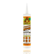 Gorilla 8212302 Clear Max Strength Construction Adhesive 9 oz. Pack of 12 