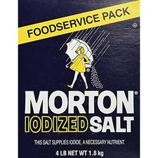 Morton Iodized Table Salt - 4lb. Box (2 Pack)