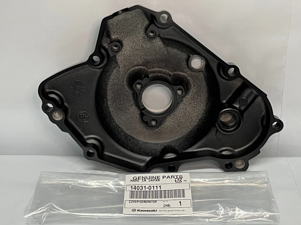 KAWASAKI NUEVO Genuino 2009 - 2012 KX450F KX 450 CUBIERTA DEL GENERADOR DEL ESTATOR 14031-0111 Foto 2 de 4