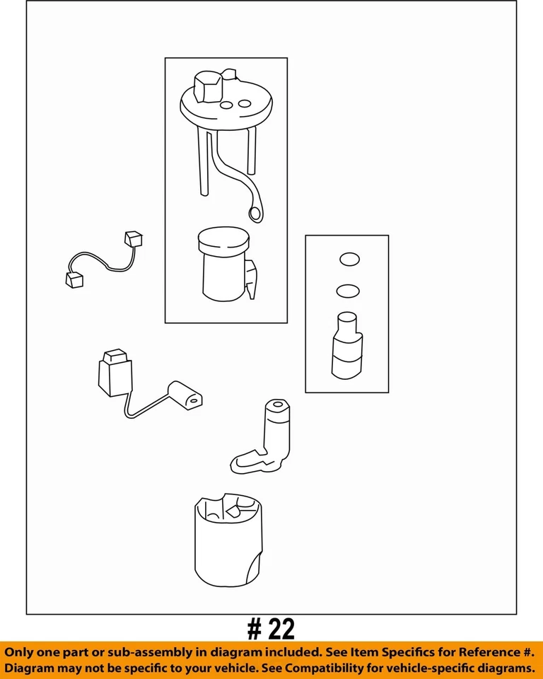 Used Fuel Pump fits: 2010 Toyota Matrix Pump Assembly Grade A — 第 4/4 张图片