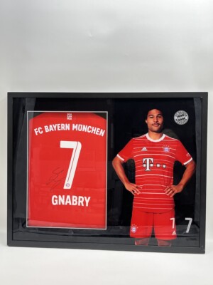 Bayern Munich Jersey Serge Gnabry Signed With COA Adidas