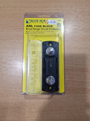 Blue Sea Systems Marine ANL Sicherungsblock & Abdeckung Teilenr. 5005. Nagelneu