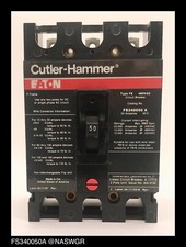 Cutler Hammer FS340050A Molded Case Circuit Breaker  50 Amp-Tested/1Yr Warranty