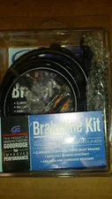 Goodridge Front Brake Line Kit  +8" All Black with   Black Fittings