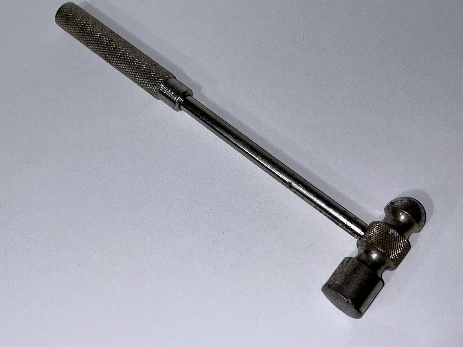 Small All Metal Ball Peen Hammer Machinist Jeweler Vintage Ball Peen