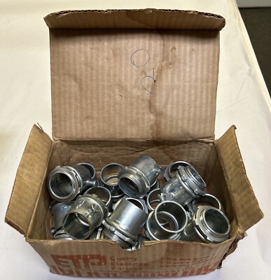 ETP,C-33,STEEL SET SCREW CONNECTORS 1INCH LOT OF 20 NOS
