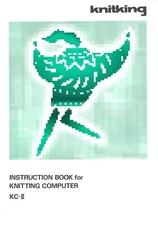 Brother Knitking PPD100/KCIII INSTRUCTION MANUAL *NEW* Mfg Original 